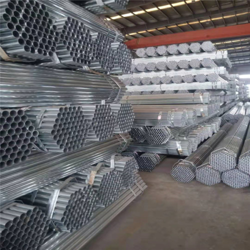 Welded Steel Pipe Greenhouse Frame Welded Galvanized Round Steel Pipes Manufactory