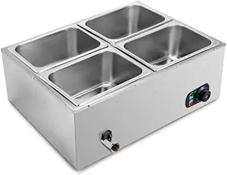 Low Price Restaurant Cooking Warmer Equipment Bain Marie with Four Pans