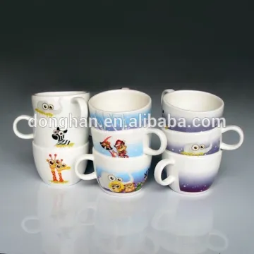 high quality wholesale creative cheap ceramic stacking mug