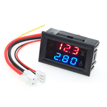 12V/24V 0.28\" LED DC 0-100V 10A Digital Voltmeter Ammeter - 2 in 1 Multimeter