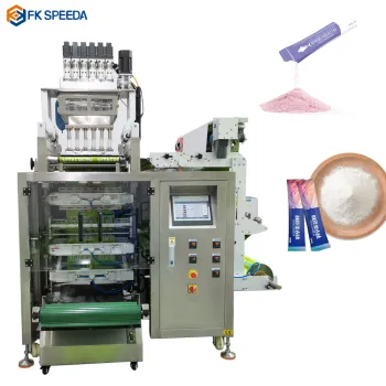 Automated CE Certified Multi-Lane Packing Machine for Coffee Sticks, Sugar Sachets, and Powders