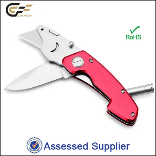 Stainless steel best quality cutter knife with 2blades