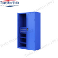 Large metal lockers with double doors tool cabinets