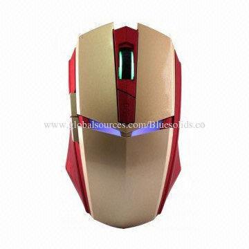 New Gaming Mouse with 1,600dpi Resolution, Measures 118x64x37mm