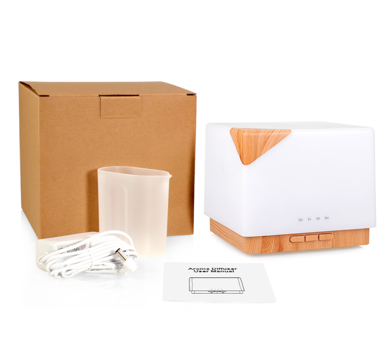 700ml Home Square 7 LED Color Light Scent Oil Diffuser-14