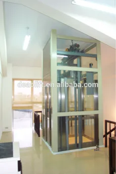 4 Person Passenger Lift Glass Home Elevator