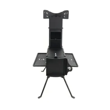 Portable Smokeless Rocket Stove: Ideal for Outdoor, Indoor, Garden, and Camping Cooking
