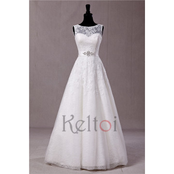 syrian casual beach wedding dresses A line floor length