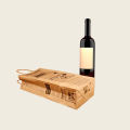 Пользовательский логотип Kraft Paper Gift Wine Bag