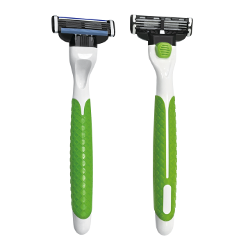 Triple-Blade Safety Razor with ABS TPE Material and Hygiene Features: 3-Blade System for Smooth Shaving in China