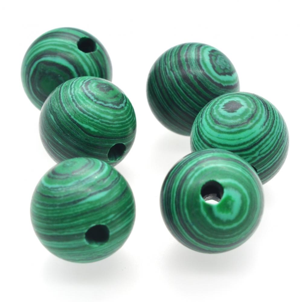 Malachite 8 mm billes en pierre décoration maison perles de cristal rondes