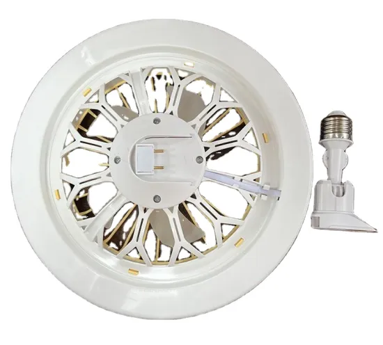 Smart LED Ceiling Fan Light with E27 Base and APP Remote Control