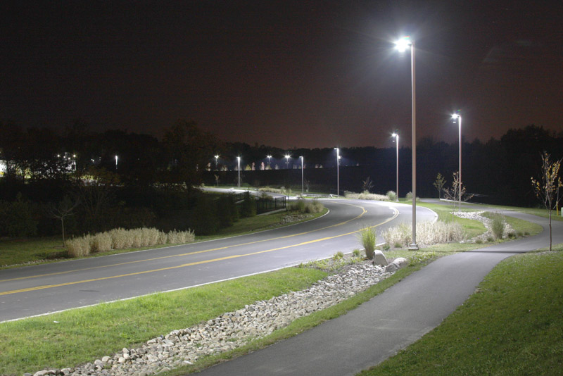 Solar Parking Lot Light