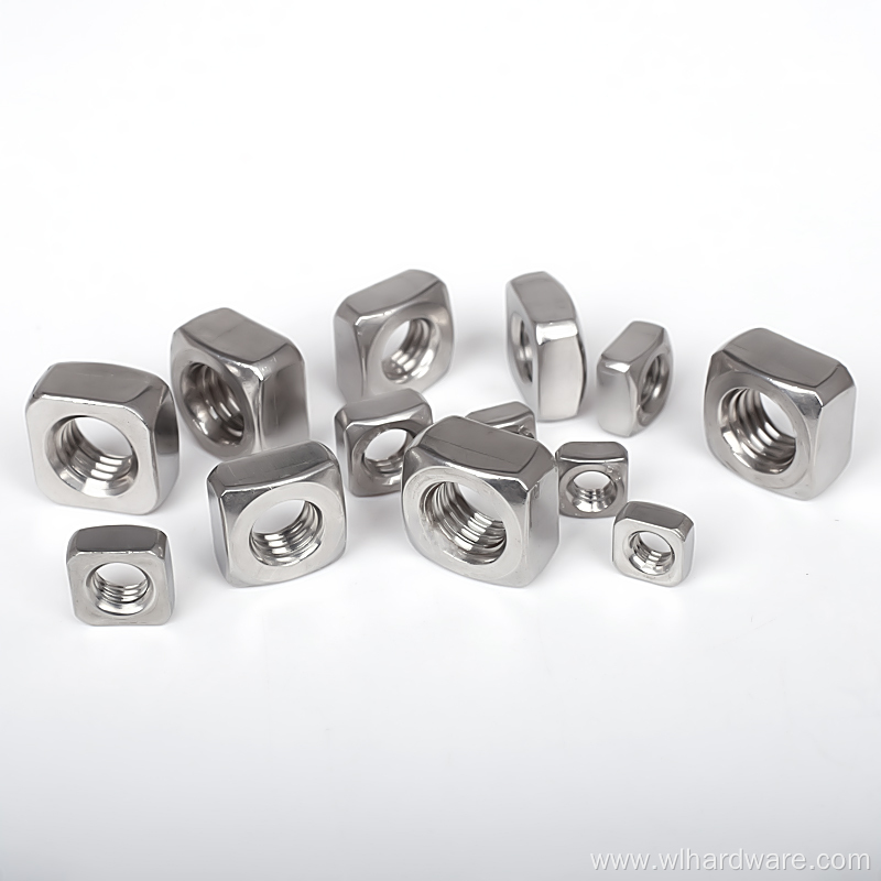 All Sizes Stainless Steel Square Nuts