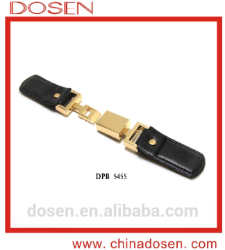 Black Gold Alloy Leather Buckles Rectangle Strips Lock Metal Bag Buckle for Handbag Bags Suitcase Leather Bag Bracelets