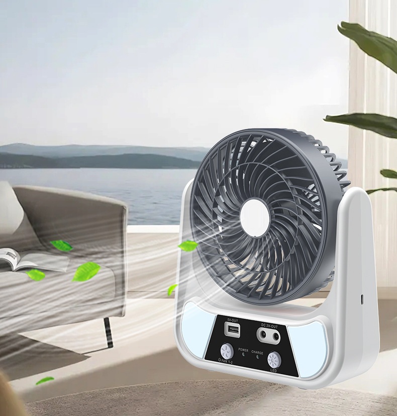 solar electric fan
