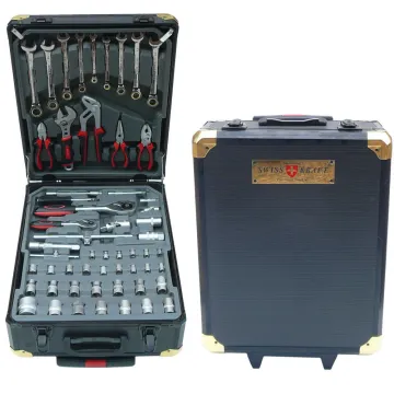 186 pcs tool kit with aluminum trolley