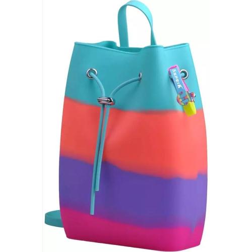 Mochila de silicona personalizada impermeable con pulsera