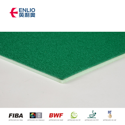 Professional BWF 5.0mm Badminton Court Mat Sports Flooring