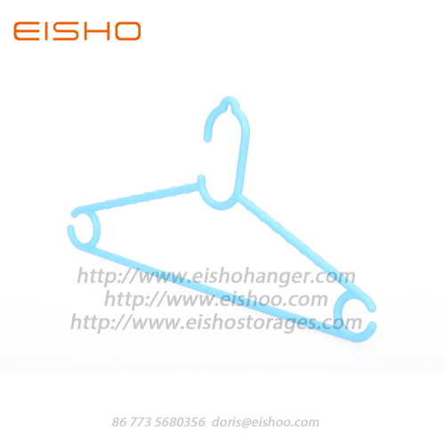 EISHO 다채로운 미니 플라스틱 키즈 행거 블루