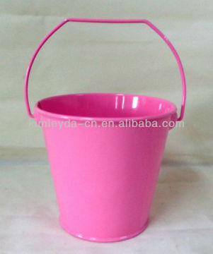 powder coated metal garden bucket kids metal bucket
