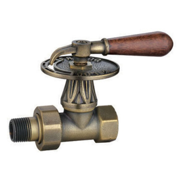 Factory Supplied Solid Brass Retro HVAC Valves for Cast Iron Radiators