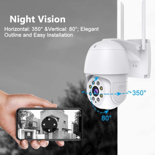 Rete 1080p Camera CCTV esterna impermeabile