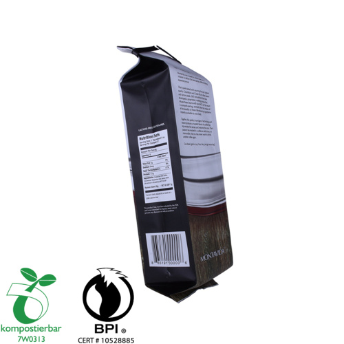 340 г печатаемой боковой боковой биоразлагаемый пакет кофе на Ziplock