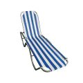 Шезлонг для пляжа и бассейна с дизайном Blue Stripe