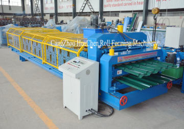 HC28/25/1250 Double Layer Galvanized Roof Panel Galzed Tile Roll Forming Machine