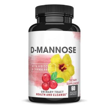 D-Mannose Capsules Cranberry Fruit Powder Fast Detox Flush