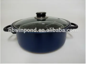 New non stick fish and chips frying pot