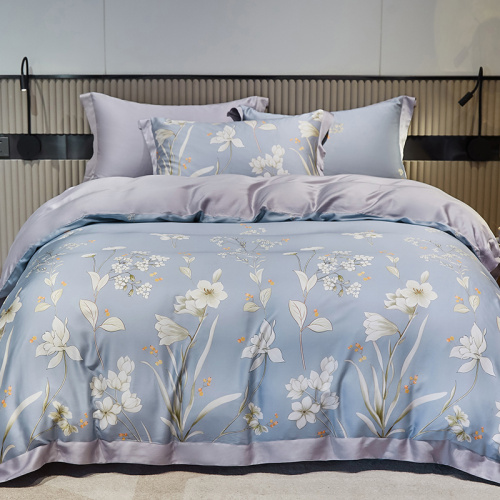 2022 100% tencel 300tc bedding set 100% Tencel Lyocell Bed Sheets Set Softest Cooling Factory