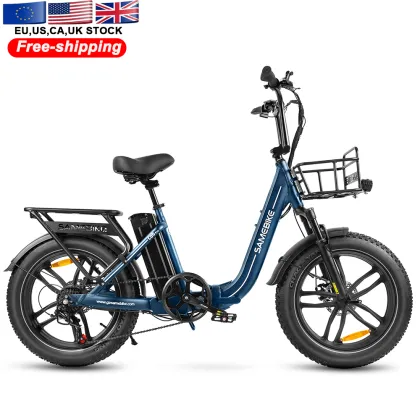 SAMEBIKE US Warehouse Fat Tire C05 Pro Electric Folding Bike
