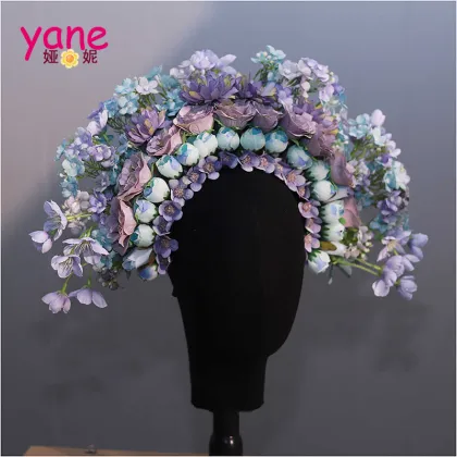 Bridal Blue Classic Bionic Flower Headband