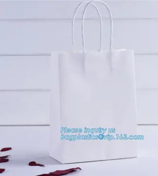 Color Luxury Gift Shopping Paper Bag With Your Own Logo Print, hotstamping kraft paper gift bag, advertising custom gift shoppin