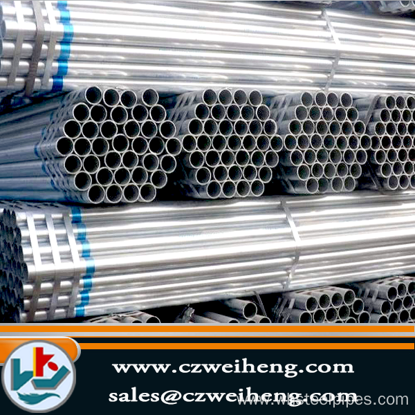 Greenhouse and scaffoldings used hot dip galvanized steel pipe