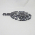 Round Marble Serving Board met handvat