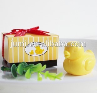 yellow duck shape soap small thank you gift