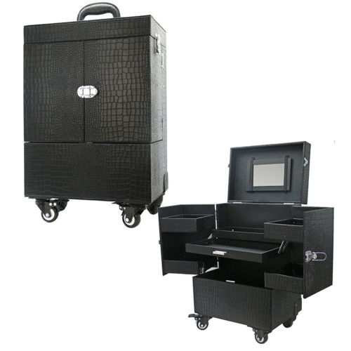 Various Of Colors Available Lighted Makeup Station Case