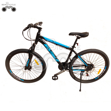 Bicicleta de montaña de aleación con suspensión de 21 velocidades en azul
