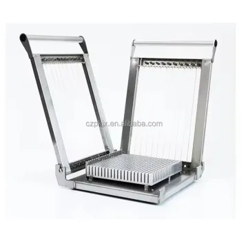 Double Arm Chocolate Cutter: 200x200mm Soft Cube Cutting Machine - 10mm Cutting Distance