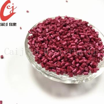 Rose Red Pearlscent Masterbatch Granules