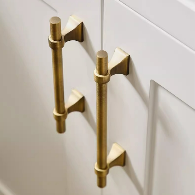 vintage brass cupboard handles