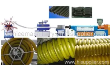 Pe Carbon Spiral Reinforcing Pipe Production Line 