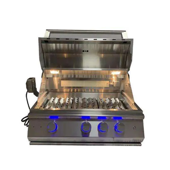 Professional Manufacturing High Quality Tabletop Smokeless Barbecue Outdoor Built In Gas Bbq Grill