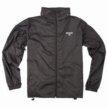 Men's Windbreaker, Tracksuit, Running Top, Active/Outdoor/Sports Jacket with 100% Nylon