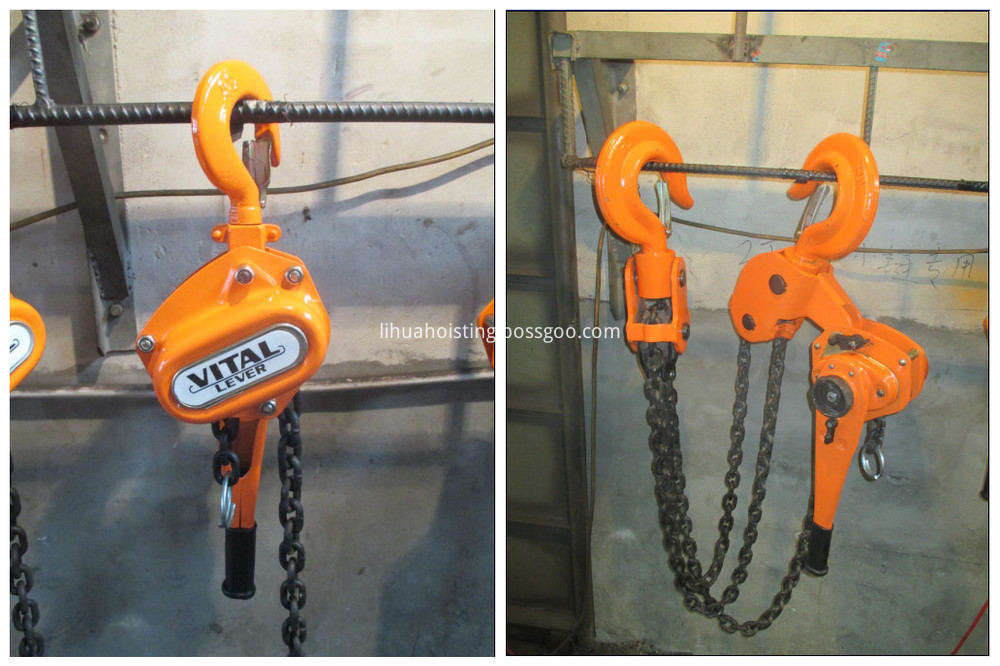 Vital chain lever block