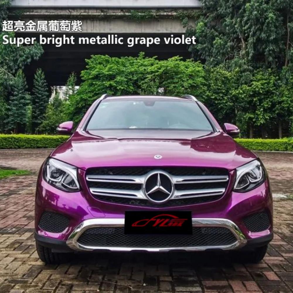 Super Bright Metallic Grape Violet Car Film