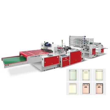 High Speed Multi Lane Bottom Sealing Top Punching Plastic Bag Making Machine